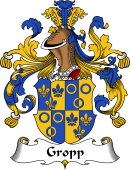 German Wappen Coat of Arms for Gropp