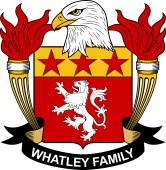 Coat of arms used by the Whatley family in the United States of America