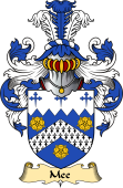English Coat of Arms (v.23) for the family Mee