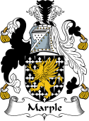 English Coat of Arms for the family Marple (s)