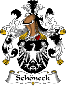 German Wappen Coat of Arms for Schöneck