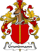 German Wappen Coat of Arms for Grundmann