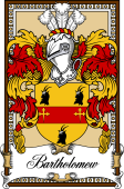 Scottish Coat of Arms Bookplate for Bartholomew