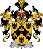 Irish Family Coat of Arms (v.25b) Shaw