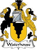 English Coat of Arms for the family Waterhouse I
