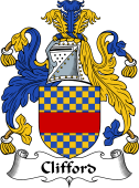 English Coat of Arms for the family Clifford