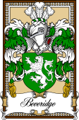 Scottish Coat of Arms Bookplate for Beveridge II