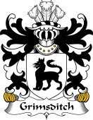 Welsh Coat of Arms for Grimsditch (of Rhuddlan, Flint)