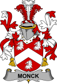Irish Coat of Arms for Monck or Moncke
