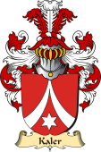 v.23 Coat of Family Arms from Germany for Kaler