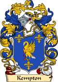 English or Welsh Family Coat of Arms (v.23) for Kempton (Morden, Cambridge, and London)