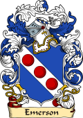 English or Welsh Family Coat of Arms (v.23) for Emerson (Lincoln and Norfolk)