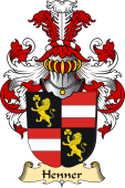 v.23 Coat of Family Arms from Germany for Henner