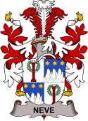 Coat of arms used by the Danish family Neve