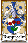 German Coat of Arms Wappen Bookplate  for Rupprecht