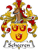 German Wappen Coat of Arms for Scheeren