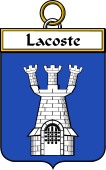 French Coat of Arms Badge for Lacoste