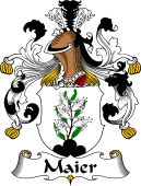 German Wappen Coat of Arms for Maier