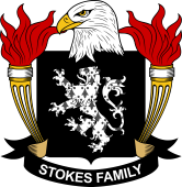 Coat of arms used by the Stokes family in the United States of America