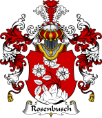German Wappen Coat of Arms (v.25) Rosenbusch