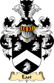 English Coat of Arms (v.23) for the family East
