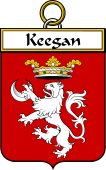 Irish Badge for Keegan or Keggan