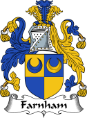English Coat of Arms for the family Farnham