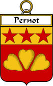 French Coat of Arms Badge for Pernot