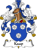 German Wappen Coat of Arms for Kaup