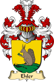 v.23 Coat of Family Arms from Germany for Ehler
