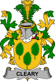 Irish Coat of Arms for Cleary or O'Clery