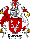 English Coat of Arms for the family Dunston
