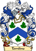 English or Welsh Family Coat of Arms (v.23) for Tomlins (Bromley, Middlesex)