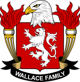 Coat of arms used by the Wallace family in the United States of America