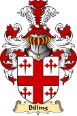Welsh Family Coat of Arms (v.23) for Billing (of Flint)