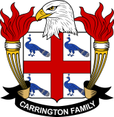 Coat of arms used by the Carrington family in the United States of America