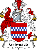 English Coat of Arms for the family Grimsted