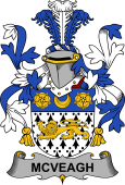 Irish Coat of Arms for McVeagh or McFingah