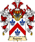 French Family Coat of Arms (v.25) Regnier