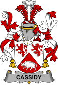 Irish Coat of Arms for Cassidy or O'Cassidy