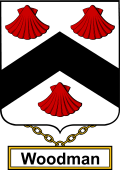 English Coat of Arms Shield Badge for Woodman
