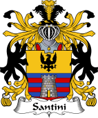 Italian Coat of Arms for Santini
