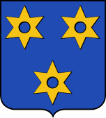French Family Shield for Haye (de la) II