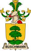 Republic of Austria Coat of Arms for Buschmann