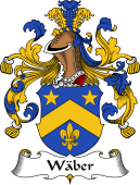 German Wappen Coat of Arms for Wäber