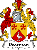 English Coat of Arms for the family Dearman