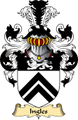 English Coat of Arms (v.23) for the family Ingle (s)