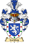 Welsh Family Coat of Arms (v.23) for Caradog (FREICHFRAS -Earl of Hereford)