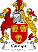 English Coat of Arms for the family Comyn
