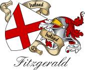 Sept (Clan) Coat of Arms from Ireland for Fitzgerald